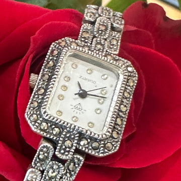 Sterling Silver and Marcasite Watch   # 543-01773