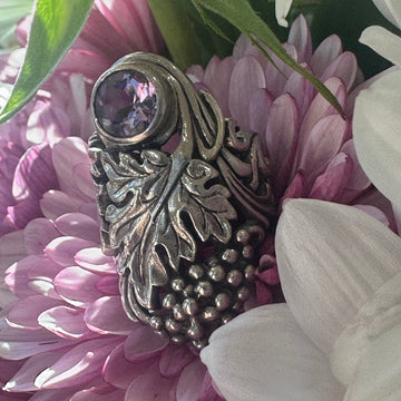 Sterling Silver Amethyst Ring