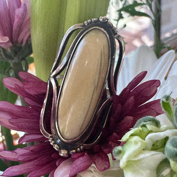 Sterling Silver & Bone Ring