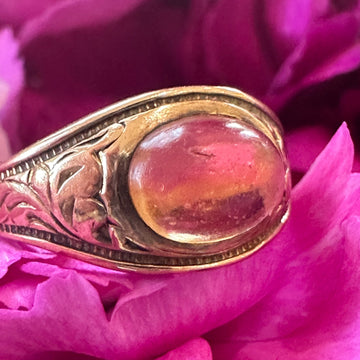 10 Karat Yellow Gold Citrine Ring