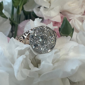 14 Karat Yellow Gold 7 Diamond Ring
