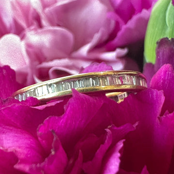 18 Karat Yellow Gold Diamond Eternity Band