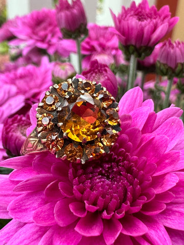 10 Karat Yellow Gold Vintage Paste Ring  # 600-00613