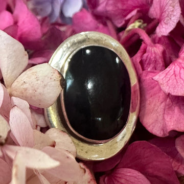 Sterling Silver & Onyx Ring