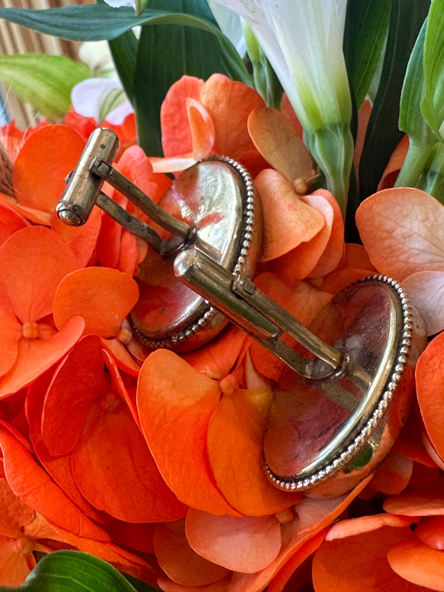 Gold Filled Carnelian Cuff Links  # 466-00269