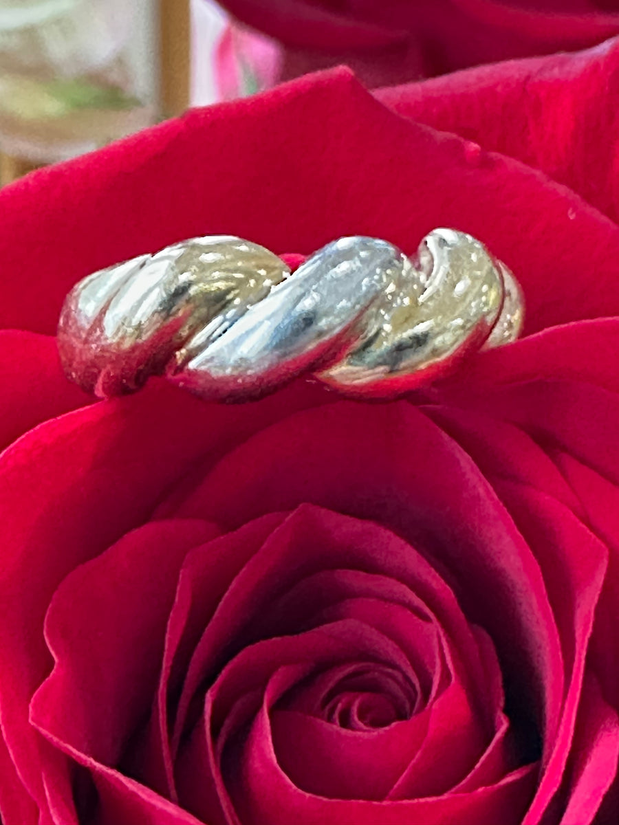 14 Karat Yellow, White & Rose Gold Ring  # 400-00309