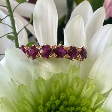 18 Karat Yellow Gold Tiffany & Co. Burmese Ruby Ring