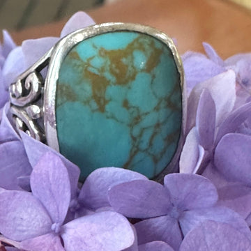 Sterling Silver and Turquoise Ring