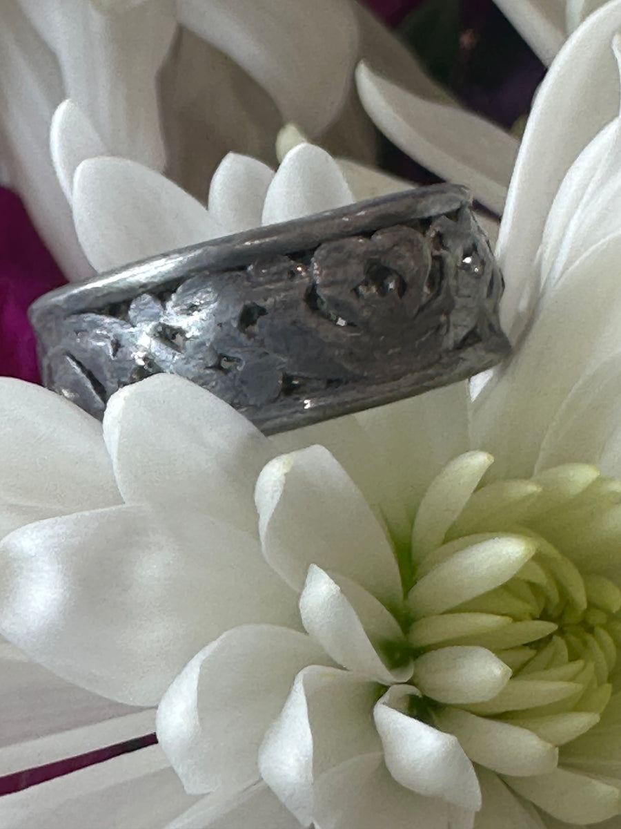 Base Metal Marcasite Ring  # 555-04148