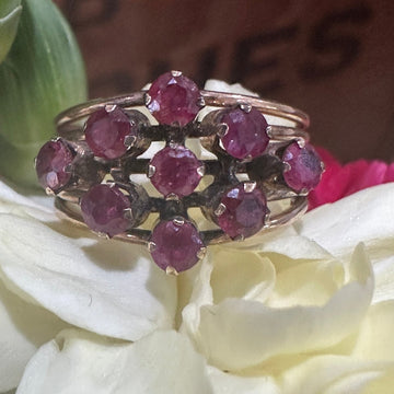 14 Karat Yellow Gold Ruby Ring