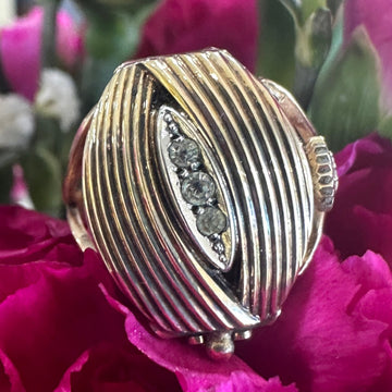 14 Karat Yellow Gold Watch Ring