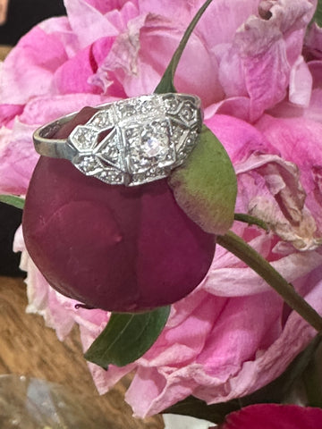 Platinum Diamond Ring  # 100-01003