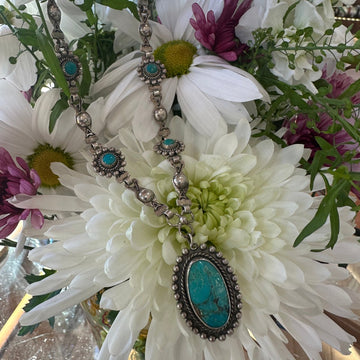 Sterling Silver Turquoise Necklace