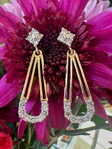 Diamond Dangle Earrings  # 150-00744