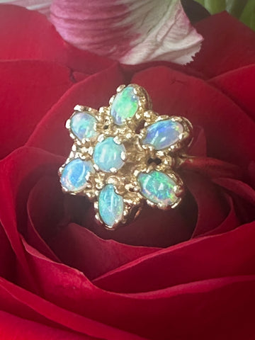 14 Karat Yellow Gold Opal Ring  # 200-02676