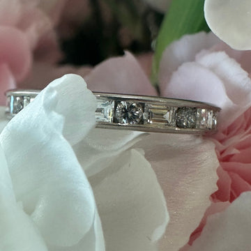 Platinum Diamond Eternity Band