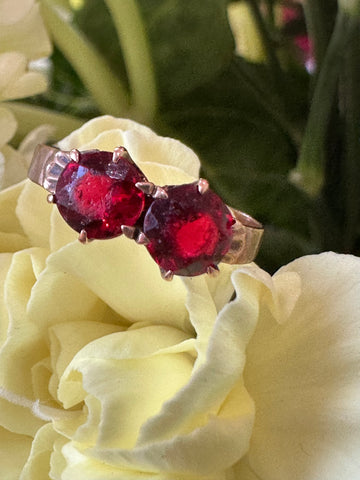 10 Karat Rose Gold Garnet Ring  # 200-02211