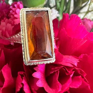 Art Deco Citrine Ring