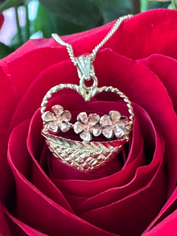 14 Karat Yellow & Rose Gold Necklace   # 445-00172
