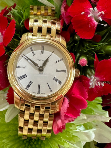 Vintage Tiffany Watch in 18 Karat Yellow Gold  # 543-01451