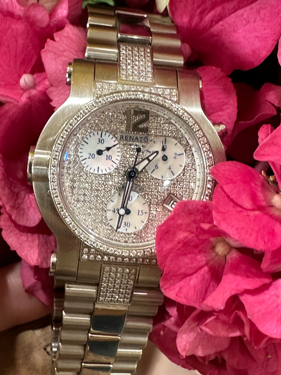 Renato watches with diamonds Clearance