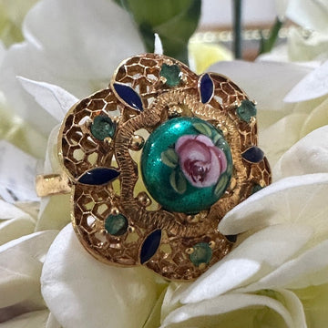 Emerald Fashion Ring