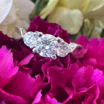 Platinum Diamond Fashion / Engagement Ring