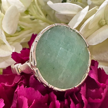 Sterling Silver Chalcedony Ring