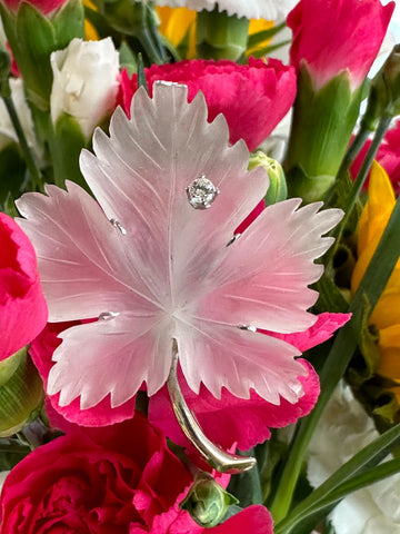 J. E. Caldwell Quartz and Diamond Pin