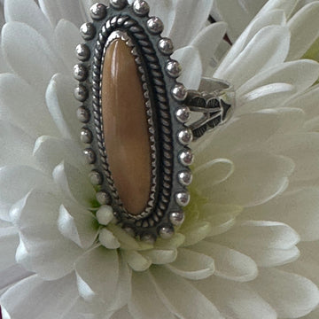 Sterling Silver Agate Ring