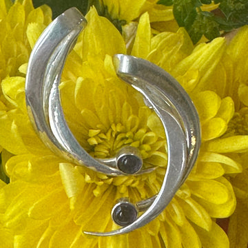 Sterling Silver Amethyst Earrings