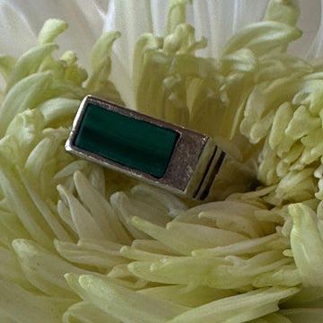 Sterling Silver Malachite Ring