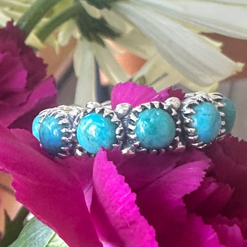 Sterling Silver & Turquoise Band