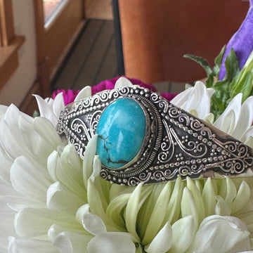 Sterling Silver & Turquoise Cuff Bracelet