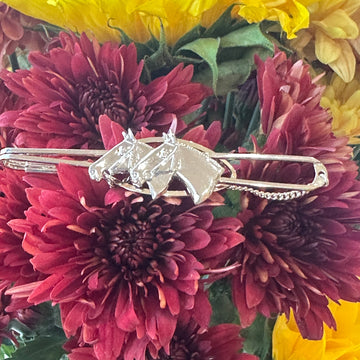 Yellow Gold Filled Horse Tie Bar